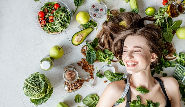 food for treatment for hair fall